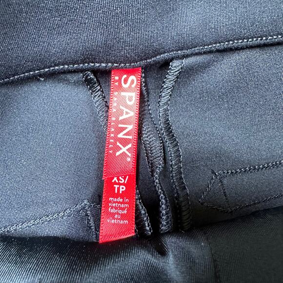 Spanx NWT The Perfect Black Pant Ankle Backseam Skinny Leggings Size XS Ponte - Picture 5 of 13